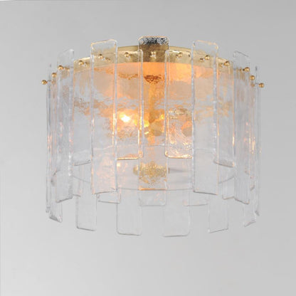 Maxim Lighting 21832AGGL Warren 2 Light Flush Mount in Gold Leaf Finish - Lit Lifestyle View