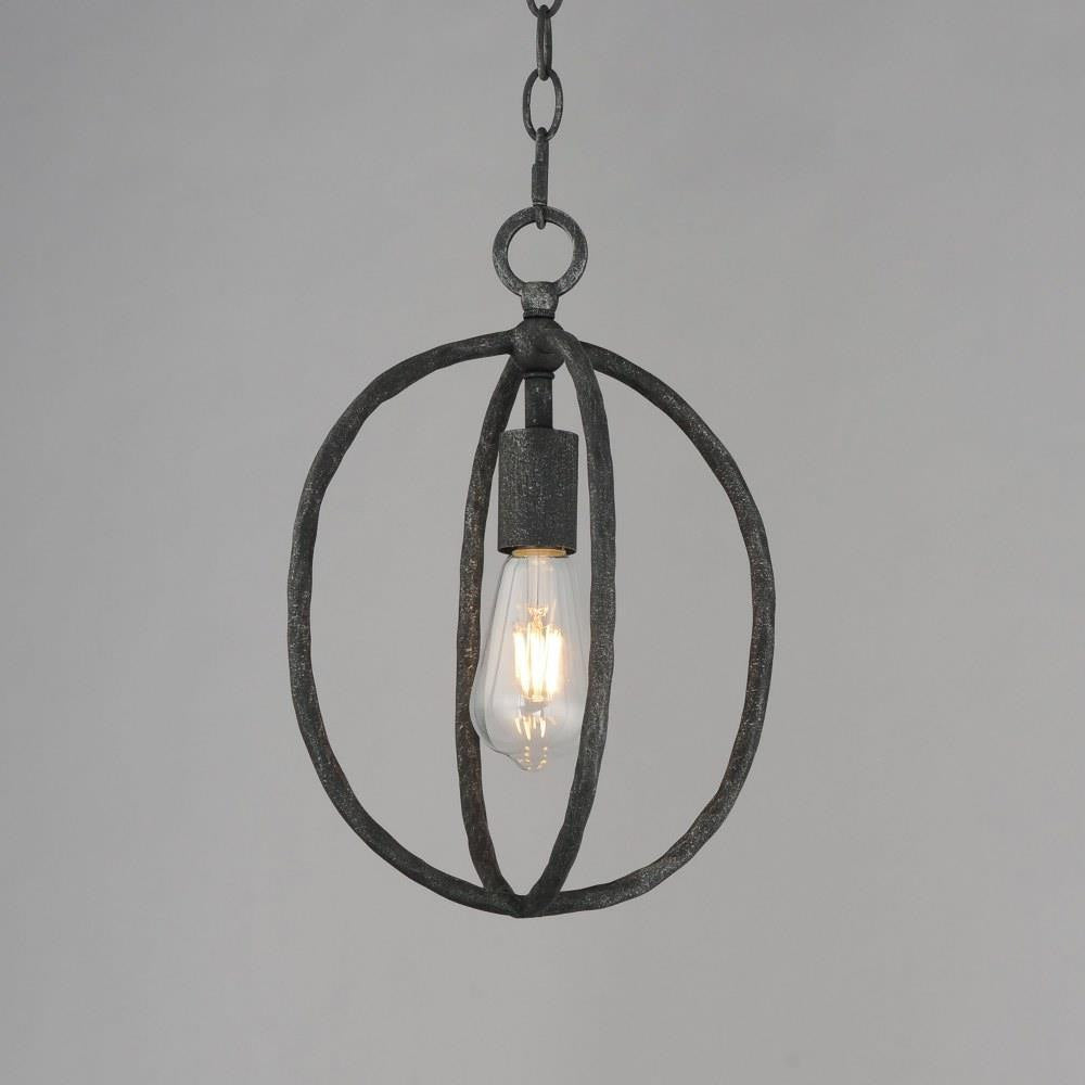 Maxim Lighting 21841BS Martel Blacksmith Mini Pendant Close-Up View