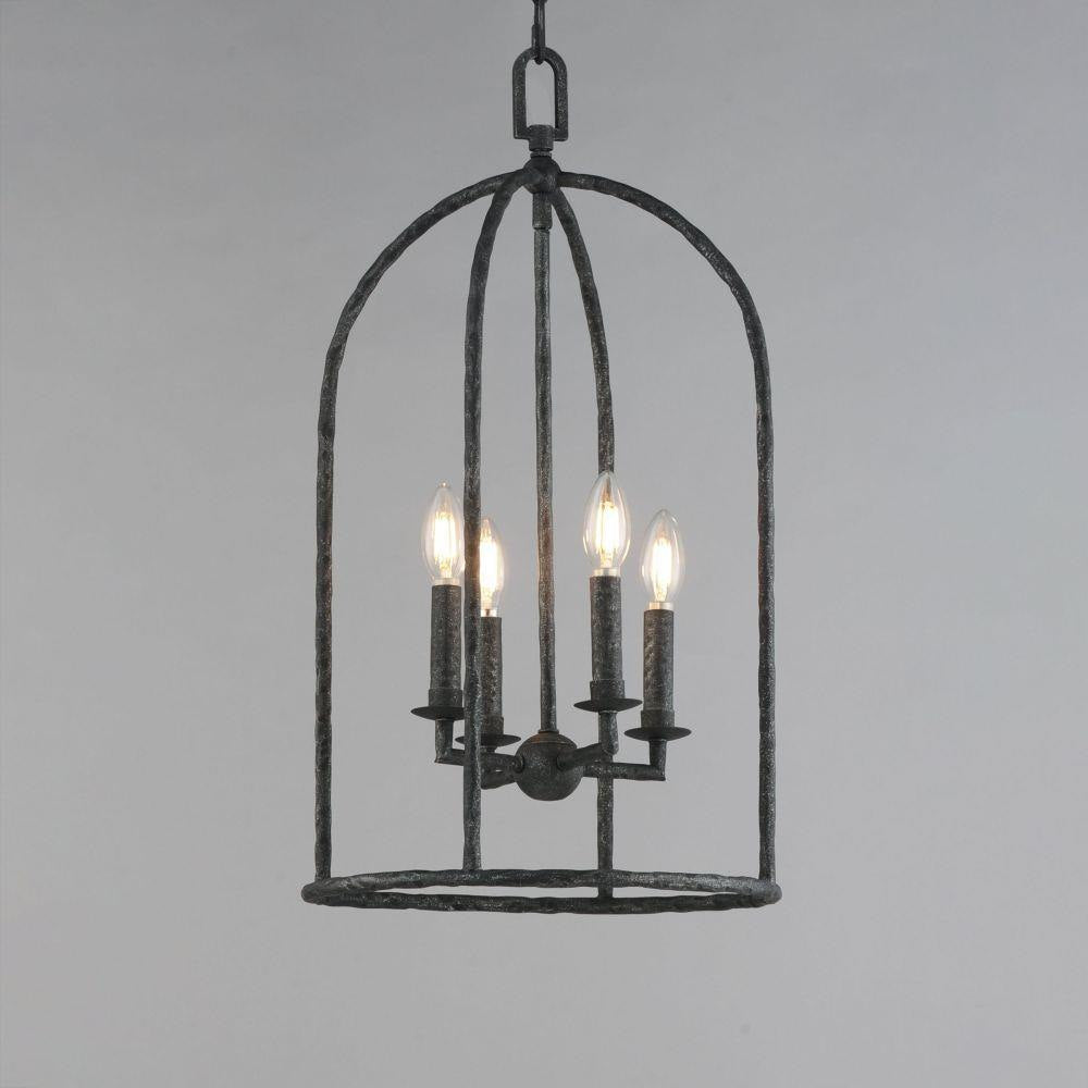 Maxim Lighting 21844EG Martel 4 Light Pendant Ceiling Light Angle View