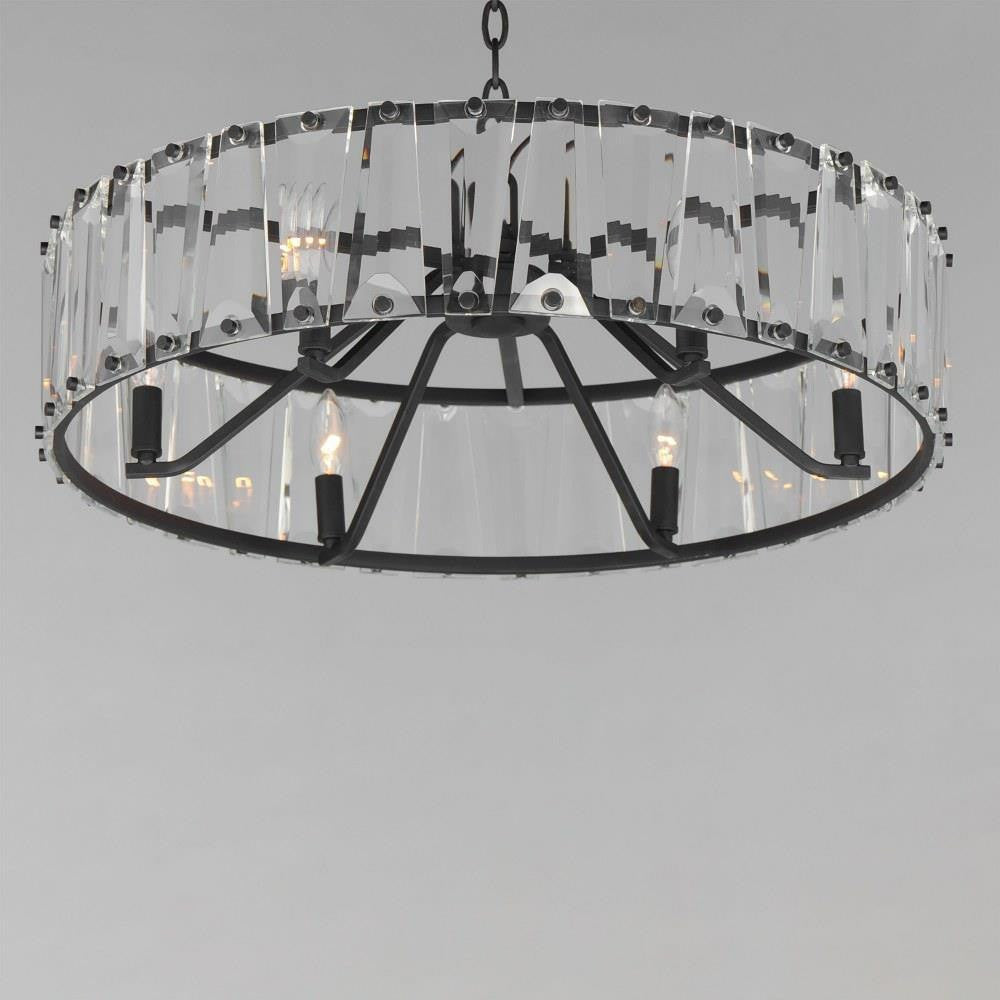Maxim Lighting 21866BCGS Odeon Chandelier Ceiling Light - Close-Up Detail View