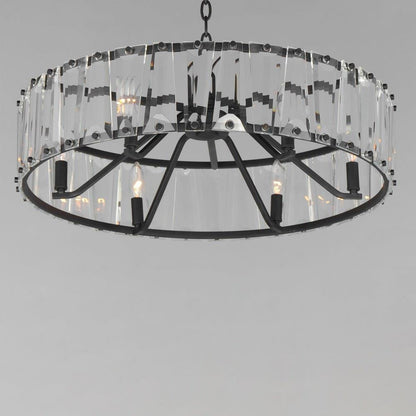 Maxim Lighting 21866BCGS Odeon Chandelier Ceiling Light - Close-Up Detail View