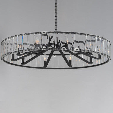 Maxim Lighting 21869BCGS Odeon 10 Light Chandelier Alternate Angle View