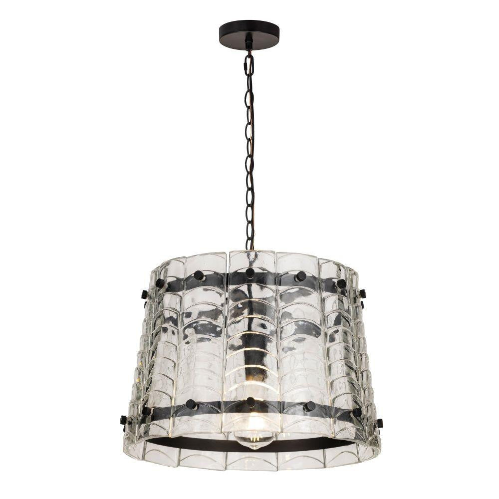 Maxim Lighting 21871CLBZ Ruche 1 Light 16 inch Dark Bronze Pendant Ceiling Light