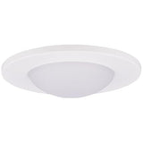 Elco Lighting EL2616W 3-Inch Low Voltage Diecast Shower Trim with Domed Glass Lens, White Finish