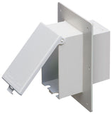 Arlington DBVME1W Fixed Flanged In-Box FOR 1-1/2" Wall System, White