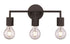 Trans Globe Lighting Placerville 3 light black bath vanity wall light