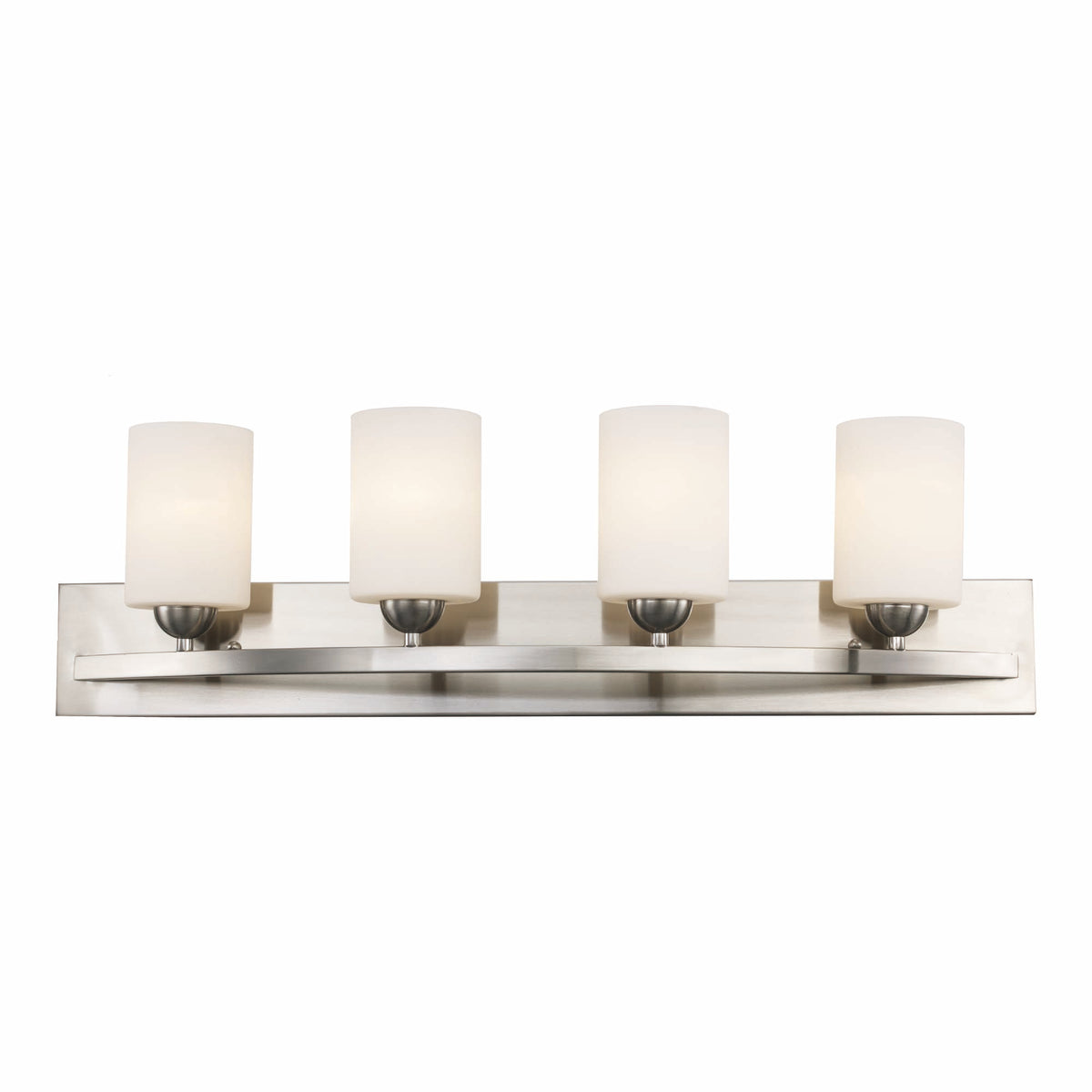 Trans Globe Lighting 22284 BN Moonlight 4 Light Brushed Nickel Bath Vanity Wall Light