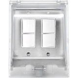 Eurofase Lighting EFDOWPS Dual Duplex Switch Weatherproof Surface Mount And Gang Box