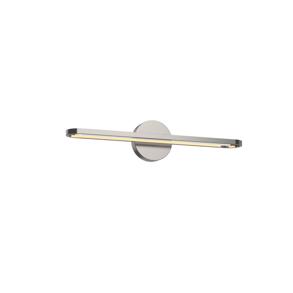 Kuzco Lighting VL63724-BN-UNV Marlon 23 inch LED Bath Vanity Light in Brushed Nickel with Acrylic Light Guide Diffuser, Wattage 22W, Color Temperature 3000K