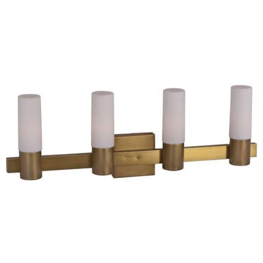 Maxim Lighting 22414SWNAB Contessa 4 Light Natural Aged Brass Bath Vanity Wall Light - Lower Angle View