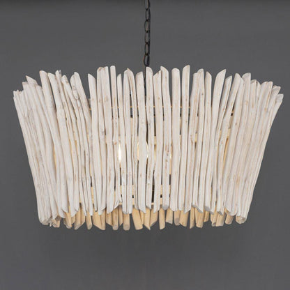 Maxim Lighting 22426WWTBZ Baywood Chandelier Close-Up Detail View
