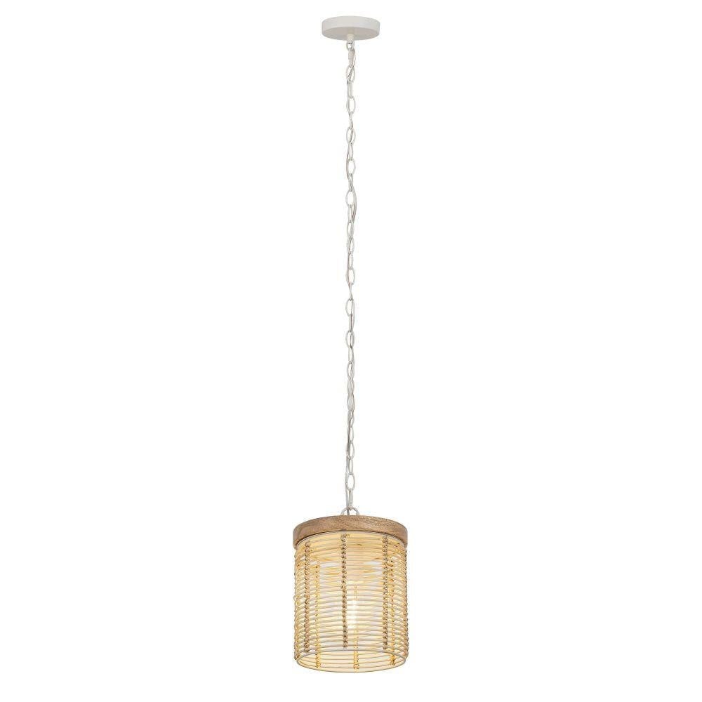 Maxim Lighting 22442NAEC Vannerie Pendant - Full Length Chain View