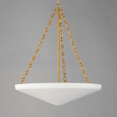 Maxim Lighting 22456WTNAB Artemis 6 Light Foyer Pendant wider view with Natural Aged Brass hardware
