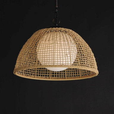 Maxim Lighting 22472WWT Cestino Pendant - Dark Background View
