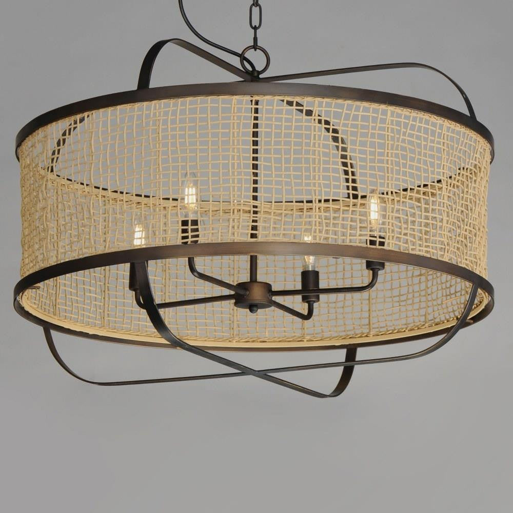 Maxim Lighting 22475WWT Cestino Pendant Ceiling Light Detail View
