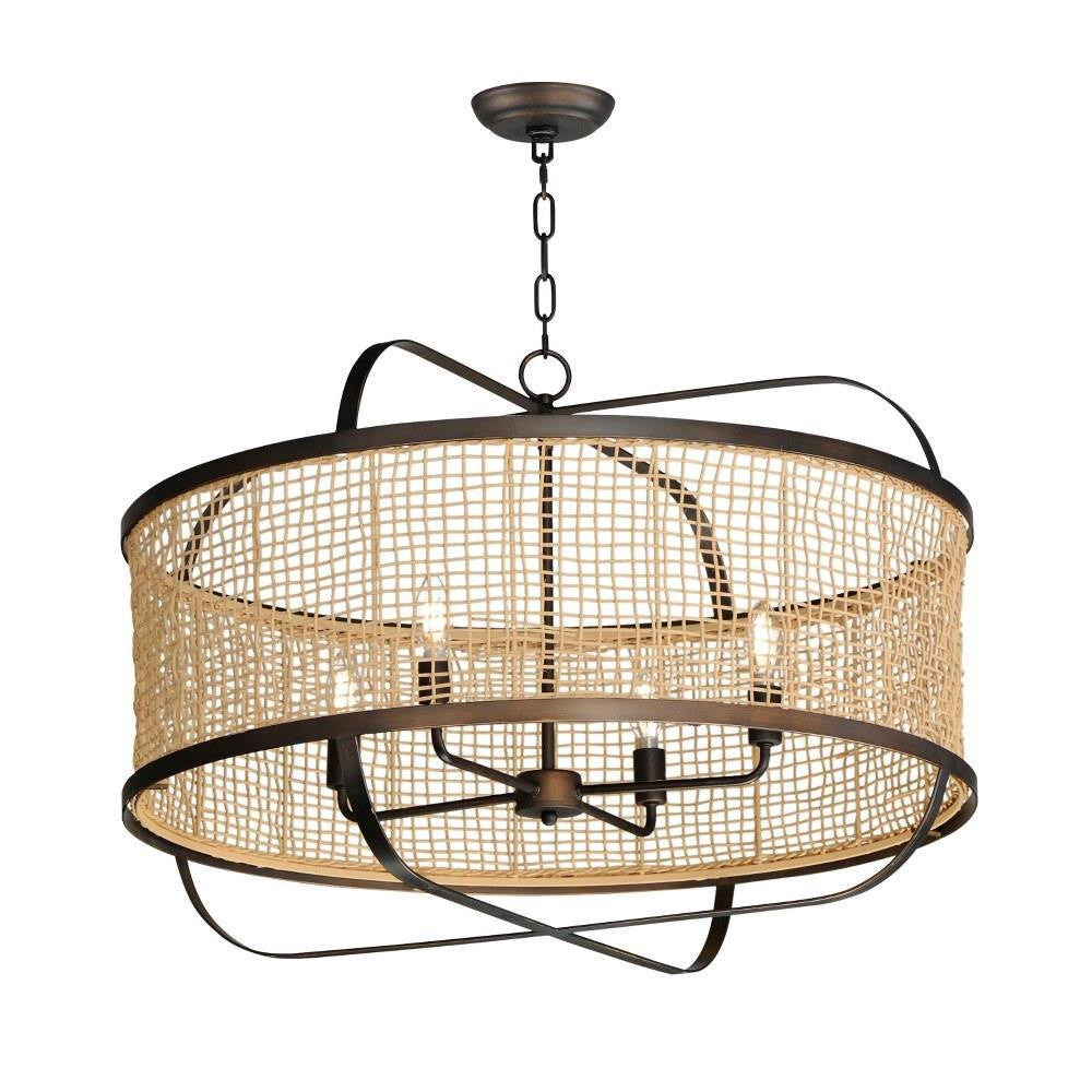 Maxim Lighting 22475WWT Cestino 5 Light Pendant Ceiling Light Alternate View