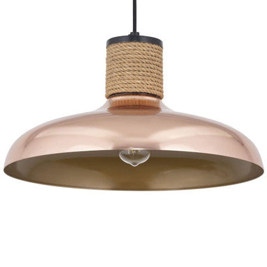 Maxim Lighting 22494CP Bingham 1 Light Copper Pendant - Close Angle View