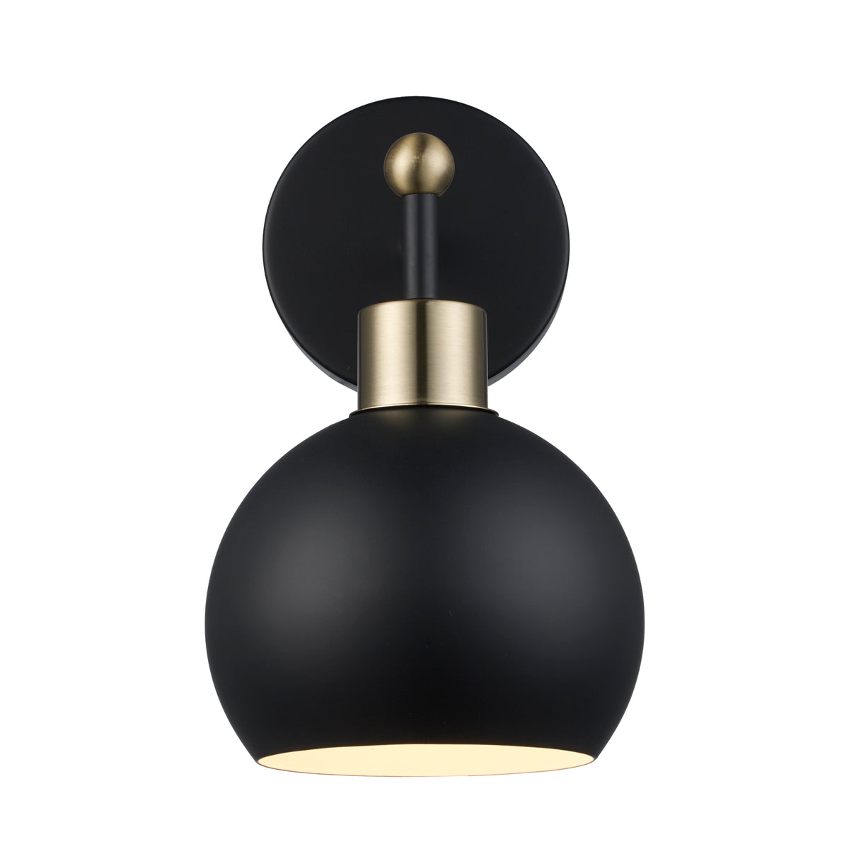 Trans Globe Lighting 22531 BKAG-BK Indigo black and antique gold wall sconce