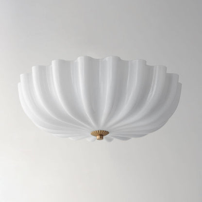 Maxim Lighting 22650WTNAB Bundt 3 Light Natural Aged Brass Semi Flush Mount Ceiling Light - Angle View