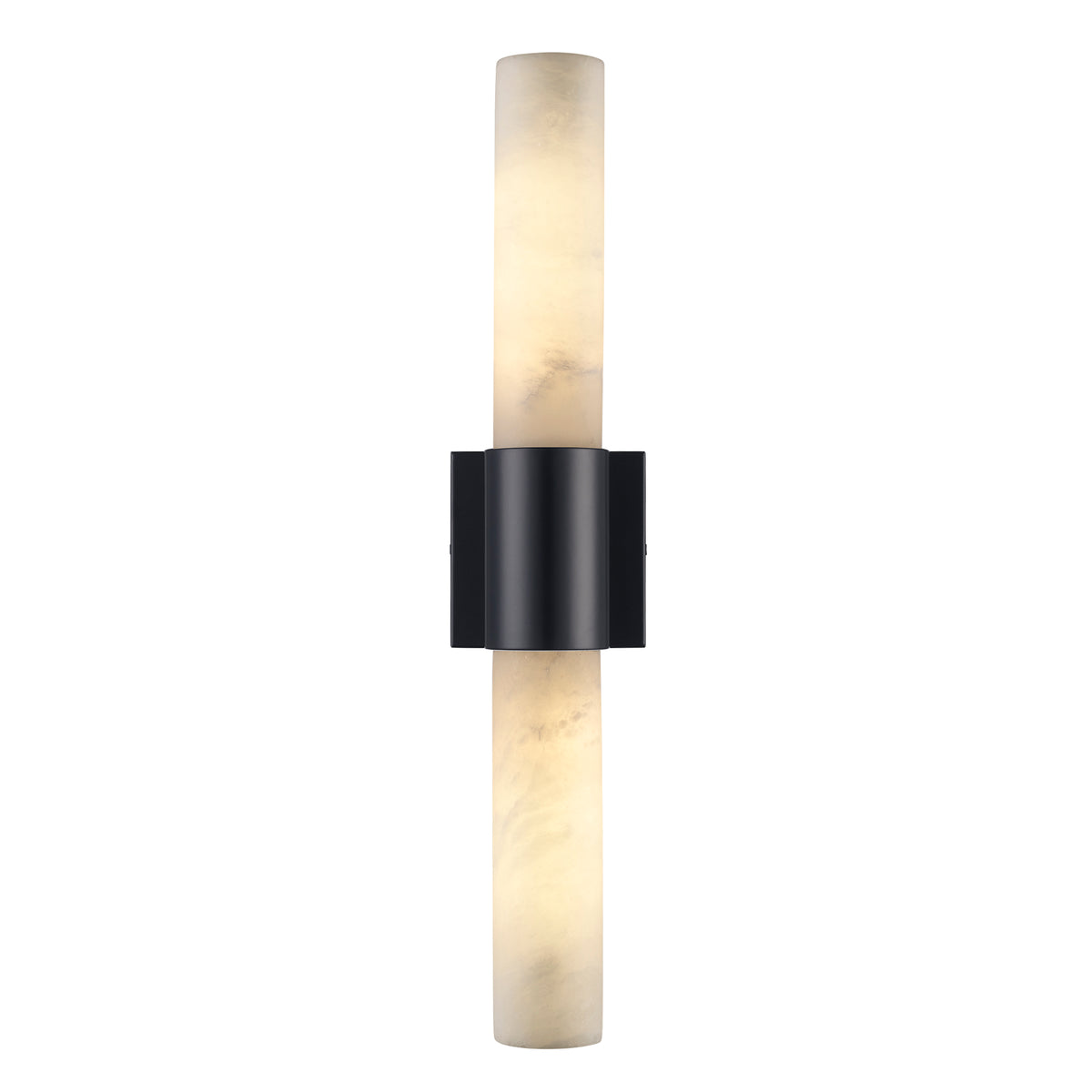 Trans Globe Lighting 22680 BK Kian 2 Light Black Wall Sconce illuminated