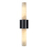 Trans Globe Lighting 22680 BK Kian 2 Light Black Wall Sconce illuminated