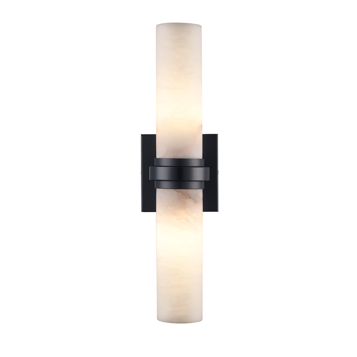 Trans Globe Lighting 22690 BK Isla black wall sconce illuminated