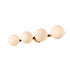 Trans Globe Lighting 22754 AG Terra 4 Light Antique Gold Bath Vanity Wall Light angled view