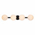Trans Globe Lighting 22754 BK Terra 4 light black bath vanity wall light illuminated