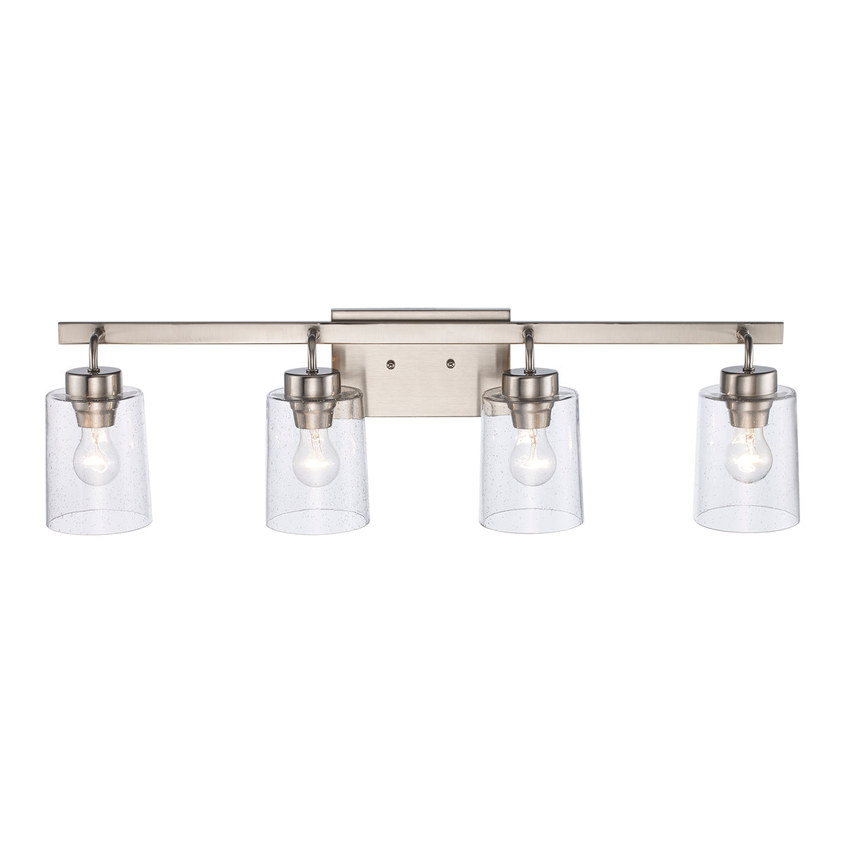 Trans Globe Lighting 22784 BN Canyon 4 light brushed nickel bath vanity wall light
