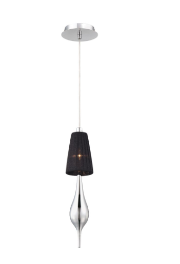 Eurofase Lighting 22825-025 AQUA - 3 Inch. - Pendant Light - Black Finish