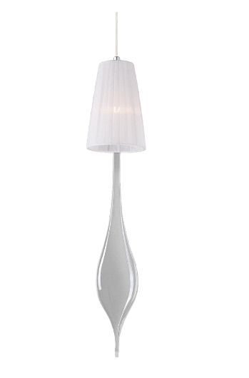 Eurofase Lighting 22826-015 AQUA 5 Inch. Pendant Light White Finish