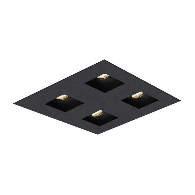 Visual Comfort Architectural EMT22SLF-W Element EMT 2x2 Multiples Spot Trim – Square Aperture – Flangeless Ceiling Appearance – White Finish