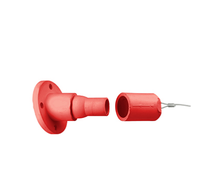 Leviton 22R26-R 22 Series Female Receptacle, 15-Degree, 250-777 MCM, 1" Threaded Stud