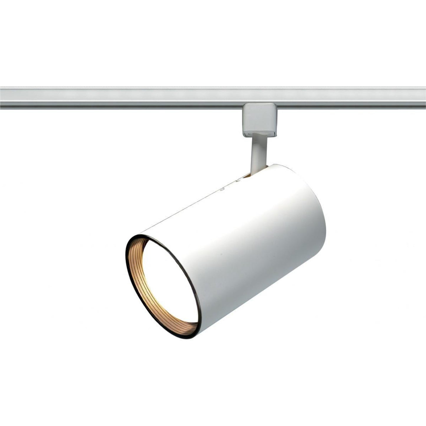 Nuvo TH202 Modern Stylish White Indoor Track Head Light, R30, Straight Cylinder, Wattage 75W