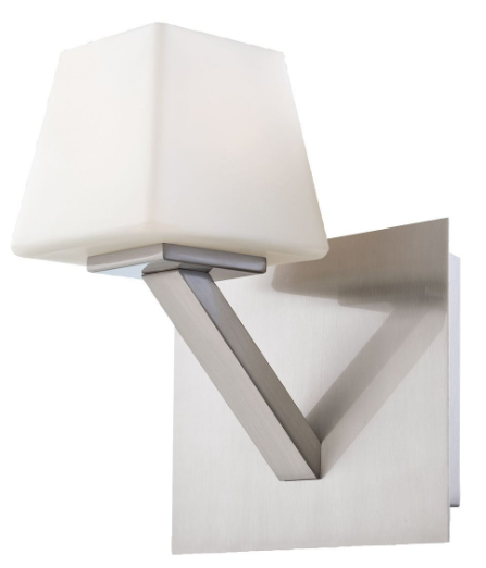 Eurofase Lighting 23041-028 Anglo 8 Inch. Armed Sconce Nickel Finish