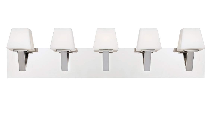 Eurofase Lighting 23044-012 Anglo 33 Inch. 5 Lights Vanity Light Chrome Finish
