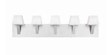 Eurofase Lighting 23044-029 Anglo 5" Vanity Bath Light, Satin Nickel Finish