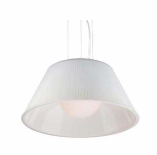 Eurofase Lighting 23068-049 Ribo 20" Ceiling 1-Light Pendant, Chrome Finish