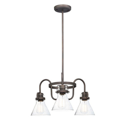 Maxim Lighting 26116CDPC Seafarer 3 Light 21.5 inch Polished Chrome Chandelier Ceiling Light