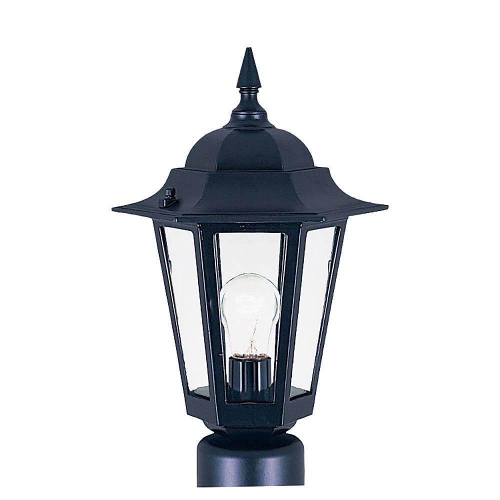 Maxim Lighting 3001CLWT Cast 1 Light 8 inch White Outdoor Pole Post Mount - front view