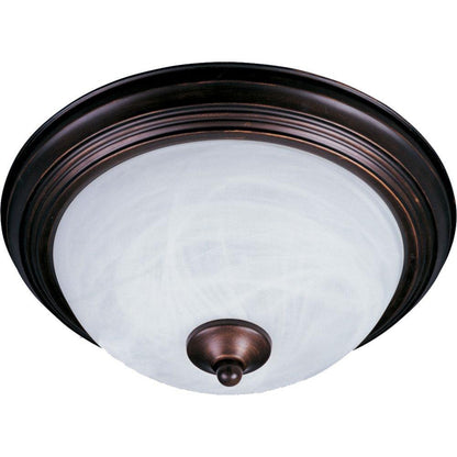Maxim Lighting 5849MROI Essentials 2 Light 11.5 inch Oil Rubbed Bronze Flush Mount Ceiling Light