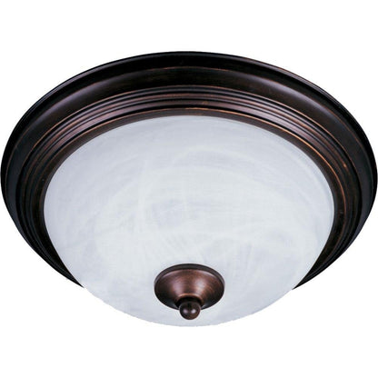 Maxim Lighting 5849MRSN Essentials 2 Light 11.5 Inch Satin Nickel Flush Mount Ceiling Light