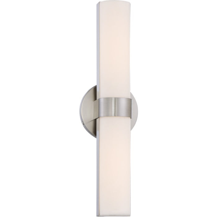 Nuvo 62-732 Bond LED Vanity Fixture, 18IN, Color Temperature 3000K, Voltage 120V, Brushed Nickel