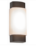 AFX Lighting CHS061407LAJUDRB Charlotte 14 Inch Tall LED Wall Sconce In Oil-Rubbed Bronze With White Linen Shade