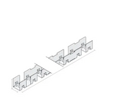 Diode LED DI-LIN-TE-SPINE-39 39-in Mounting Spine Channel for Top Bend Linaire Flex, White