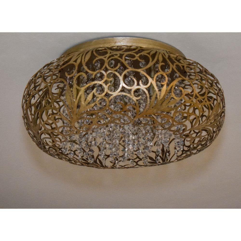 Maxim Lighting 24150BCGS Arabesque 7 Light Flush Mount Ceiling Light close-up detail view