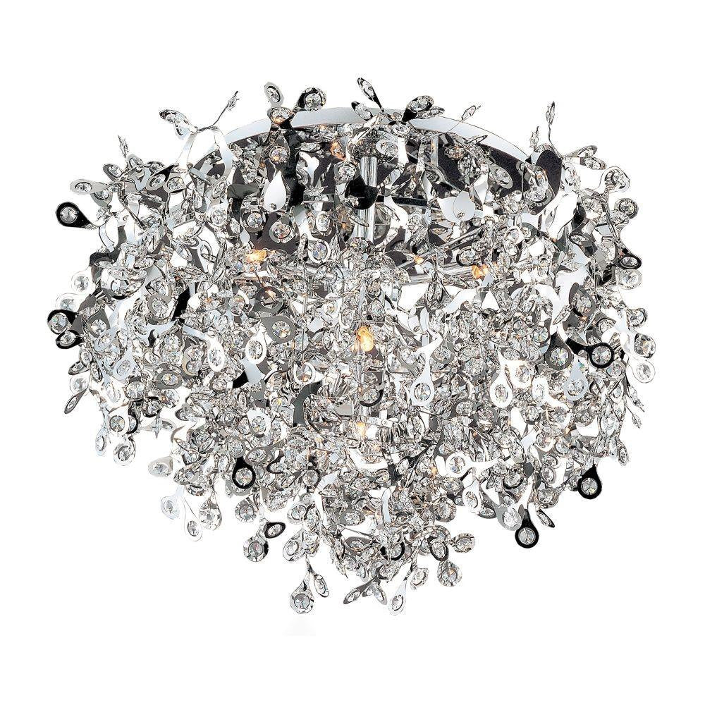 Maxim Lighting 24200BCPC Comet 7 Light 25 inch Polished Chrome Flush Mount Ceiling Light