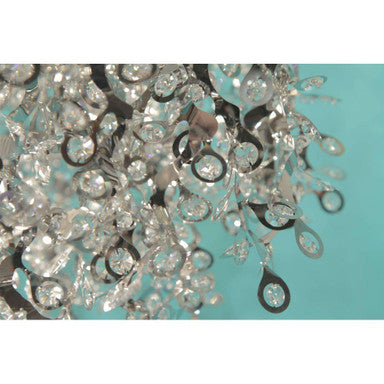 Maxim Lighting 24202BCPC Comet Wall Sconce close-up detail of beveled crystal accents