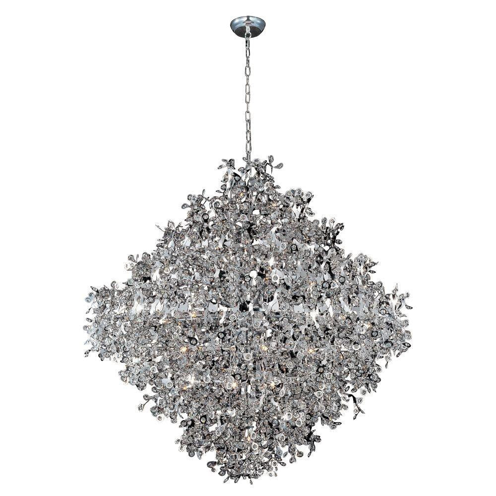 Maxim Lighting 24209BCPC Comet 21 Light 50 Inch Polished Chrome Chandelier Ceiling Light