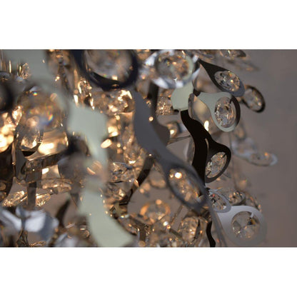 Maxim Lighting 24209BCPC Comet Chandelier Crystal Detail Close-Up